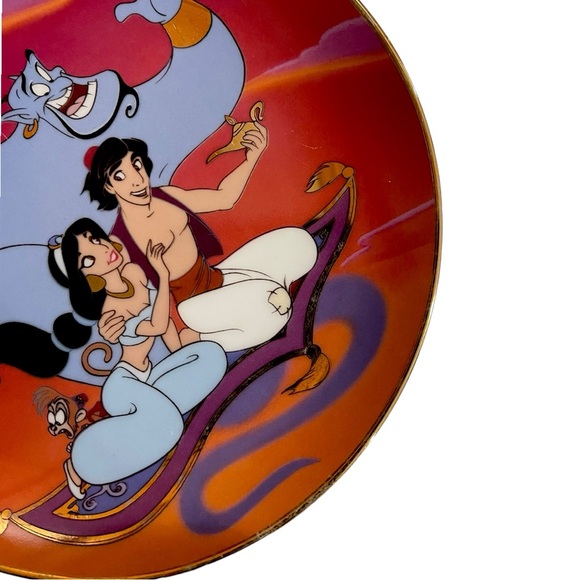 Disney Aladdin The Magic Carpet Ride Bradford Exchange Collector Plate 7-5/8" - Picture 7 of 9